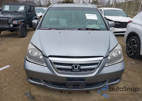 2007 Honda Odyssey Ex-L z USA, uszkodzony, nr VIN 5FNRL38747B082974